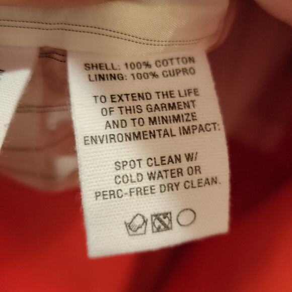 NWT Alex Mill Double Breasted Oxford Blazer in Tomato Red, S - Picture 8 of 10